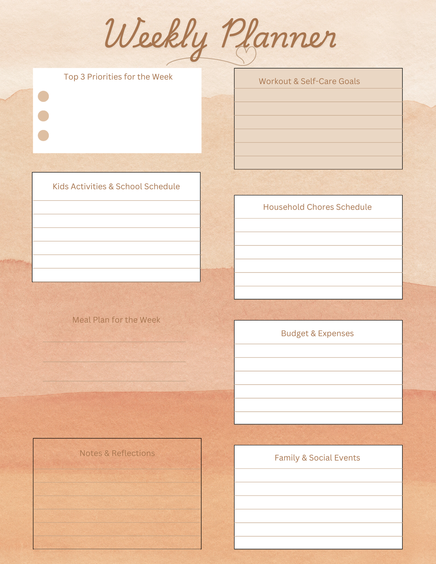 Busy Mama Planner 2026