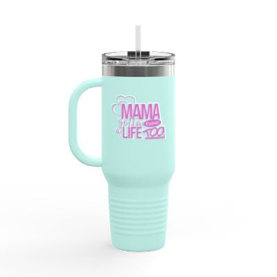 Personalized 40oz Insulated Travel Mug - Perfect for Adventures & Daily Commutes